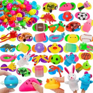 80PCS Prefilled Easter Eggs with Toys Easter Basket Stuffers Fillers for Kids Boys Girls Plastic Easter Egg Fillable Toddler Small Toy Bulk Easter Egg Hunt Game Pinata Party...