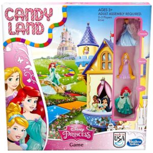 Hasbro Gaming Candy Land Disney Princess Edition Board Game | Preschool Games for 2-3 Players | Family Games for Kids | Easter Gifts for Boys & Girls | Ages 3+ (Amazon Exclusive)