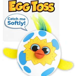 Move2Play, Egg Toss, Hilariously Wild and Fun Active Play Game | Easter Basket Stuffer | Easter Gift for Kids & Toddlers | Boys & Girls Ages 3, 4-8+ | Indoor/Outdoor Toy