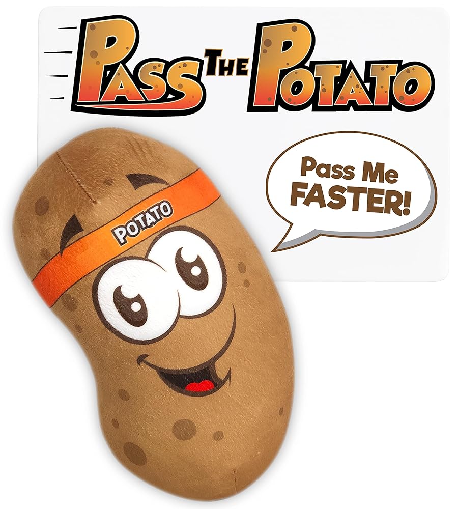 Move2Play, Pass The Potato, Hilariously Wild and Fun Active Play Game | Easter Basket Stuffer | Easter Gift for Kids & Toddlers | Boys & Girls Ages 3, 4-8+ | Indoor/Outdoor Toy...