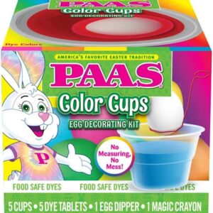PAAS Color Cups Egg Decorating Kit - America's Favorite Easter Tradition