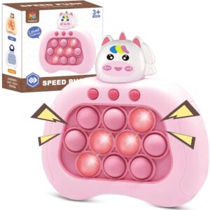 Quick Push Game Easter Fidget Toys for 5-7 Kids, Multiplayer Handheld Game Fast Puzzle Game Toys for Girls, Birthday Party Favors Toys Gifts, Easter Gifts for 6 7 8 9 10 11 12...
